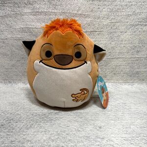 Disney Lion King Squishmallows Original Disney 8 Inch Timon Plush Toy‎ NEW
